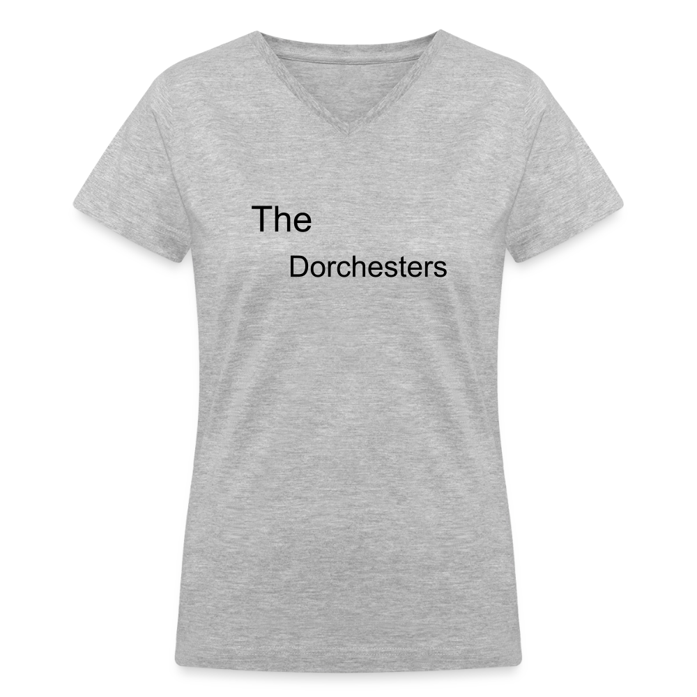 Women's V-Neck T-Shirt - gray