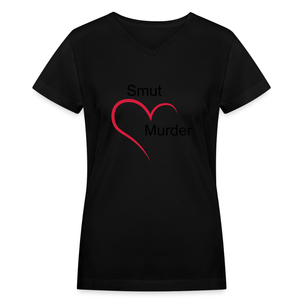 Women's V-Neck T-Shirt - black