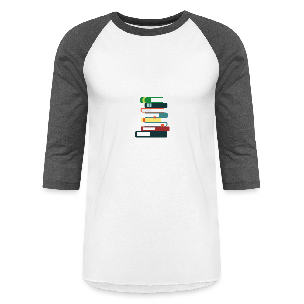 Baseball T-Shirt - white/charcoal