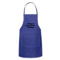 Adjustable Apron - royal blue