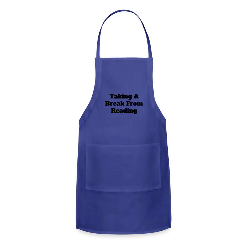 Adjustable Apron - royal blue