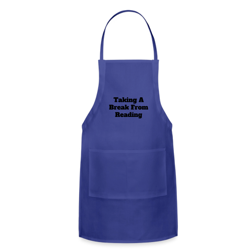 Adjustable Apron - royal blue