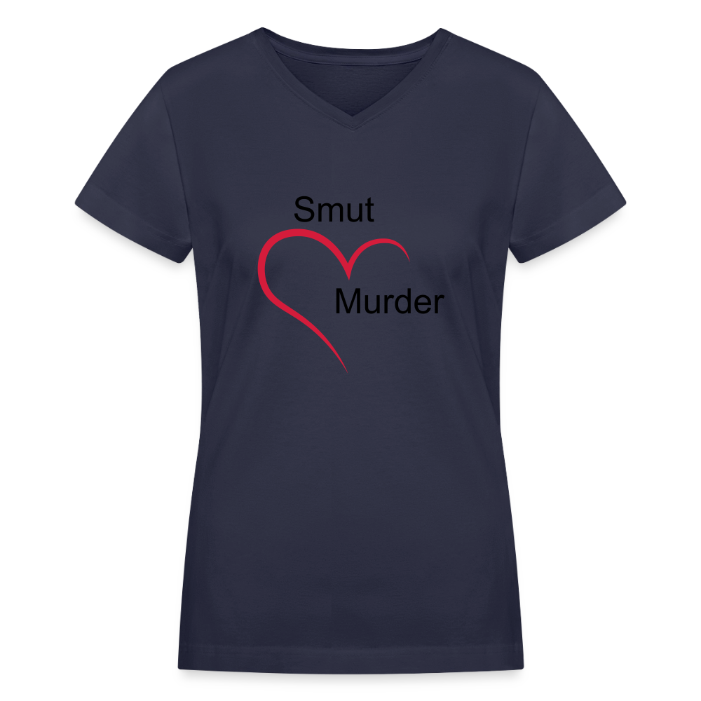 Women's V-Neck T-Shirt - navy