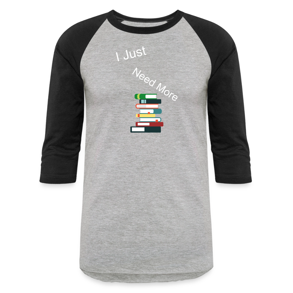 Baseball T-Shirt - heather gray/black