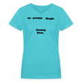 Co-author Shayla V-Neck T-Shirt - aqua
